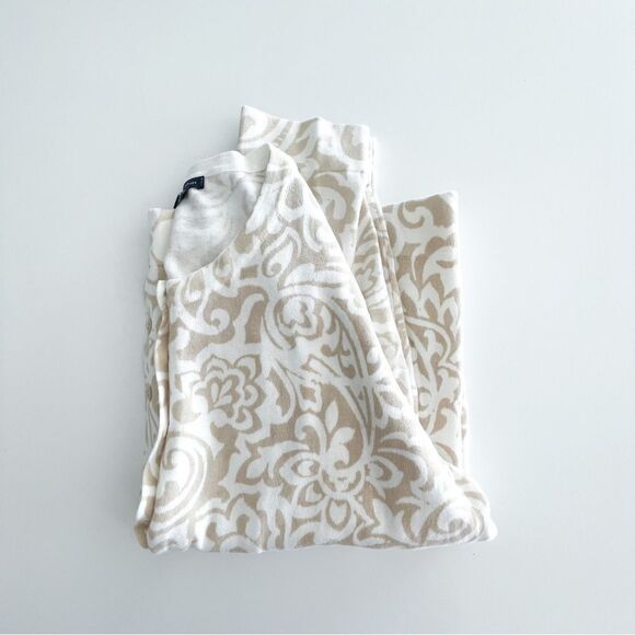Tommy Hilfiger Beige Floral Print Button Up Cardigan Sweater Women’s XXL Cotton - Picture 9 of 9